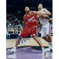 Michael Olowokandi Los Angeles Clippers Signed 8x10 Glossy Photo JSA Authentic