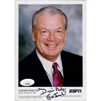 Digger Phelps Notre Dame Fighting Irish Signed 5x7 Glossy Promo Photo JSA Authen