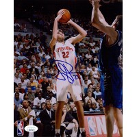 Tayshaun Prince Detroit Pistons Signed 8x10 Glossy Photo JSA Authenticated