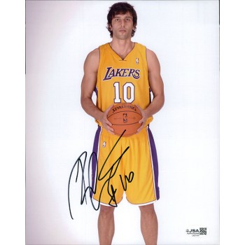 Vladimir Radmanovic Los Angeles Lakers Signed 8x10 Matte Photo JSA Authenticated