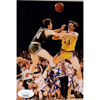 Kurt Rambis Los Angeles Lakers Signed 4x6 Glossy Photo JSA Authenticated