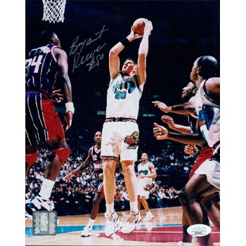 Bryant Reeves Vancouver Grizzlies Signed 8x10 Glossy Photo JSA Authenticated
