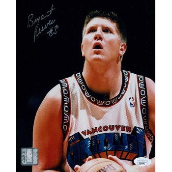 Bryant Reeves Vancouver Grizzlies Signed 8x10 Glossy Photo JSA Authenticated