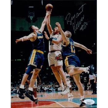 Bryant Reeves Vancouver Grizzlies Signed 8x10 Matte Photo JSA Authenticated