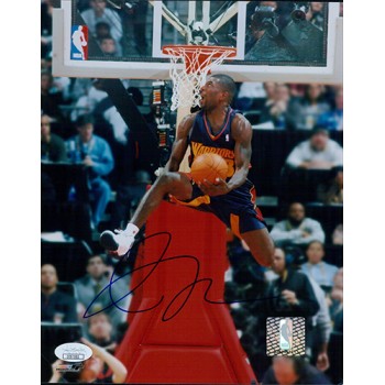Jason Richardson Golden State Warriors Signed 8x10 Glossy Photo JSA Authentic