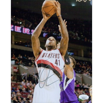 Thomas Robinson Portland Trail Blazers Signed 8x10 Matte Photo JSA Authenticated