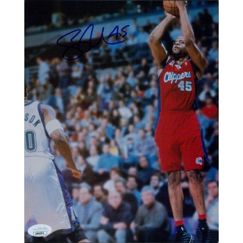 Sean Rooks Los Angeles Clippers Signed 8x10 Glossy Photo JSA Authenticated