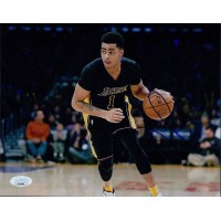 D'Angelo Russell Los Angeles Lakers Signed 8x10 Matte Photo JSA Authenticated