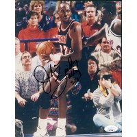 John Salley Miami Heat Signed 8x10 Glossy Photo JSA Authenticated