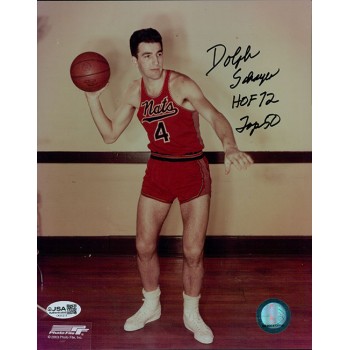 Dolph Schayes Syracuse Nationals Signed 8x10 Glossy Photo JSA Authenticated Dolph Schayes Syracuse Nationals Signed 8x10 Glossy Photo JSA Authenticated