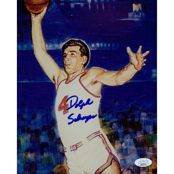 Dolph Schayes Syracuse Nationals Signed 8x10 Glossy Photo JSA Authenticated