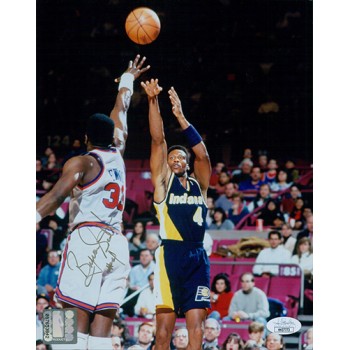 Byron Scott Indiana Pacers Signed 8x10 Glossy Photo JSA Authenticated
