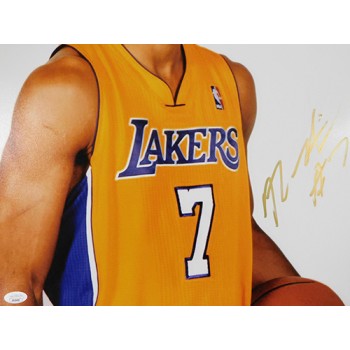 Ramon Sessions Los Angeles Lakers Signed 16x20 Matte Photo JSA Authenticated