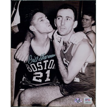 Bill Sharman Boston Celtics Signed 8x10 Matte Photo PSA Authenticated No Card Bill Sharman Boston Celtics Signed 8x10 Matte Photo PSA Authenticated No Card