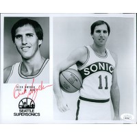 Dick Snyder Seattle Supersonics Signed 8x10 Glossy Photo JSA Authenticated