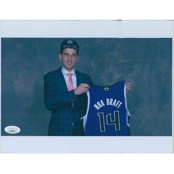 Nick Stauskas Sacramento Kings Signed 8.5x11 Page Print Photo JSA Authenticated