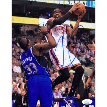 Amare Stoudemire New York Knicks Signed 8x10 Matte Photo JSA Authenticated