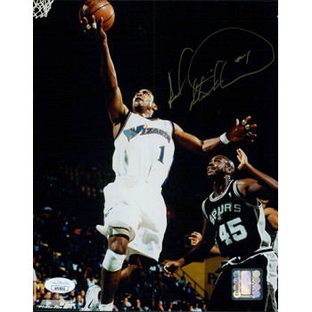 Rod Strickland Washington Wizards Signed 8x10 Glossy Photo JSA Authenticated