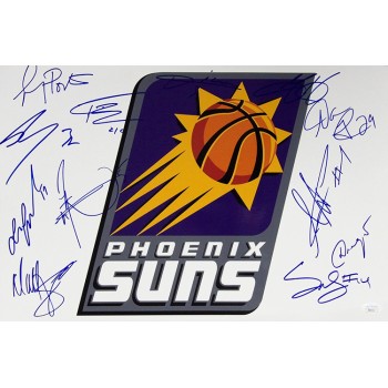 Phoenix Suns 2008-09 Team Signed 12x18 Glossy Photo by 12 JSA Authenticated