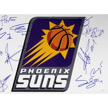 Phoenix Suns 2008-09 Team Signed 12x18 Glossy Photo by 12 JSA Authenticated