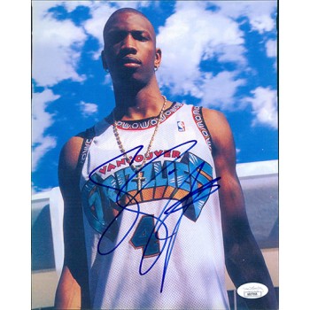 Stromile Swift Vancouver Grizzlies Signed 8x10 Cardstock Photo JSA Authenticated