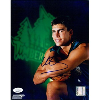 Wally Szczerbiak Minnesota Timberwolves Signed 8x10 Glossy Photo JSA Authentic