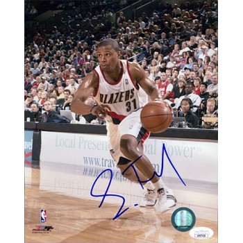 Sebastian Telfair Portland Trail Blazers Signed 8x10 Glossy Photo JSA Authentic