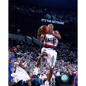 Sebastian Telfair Portland Trail Blazers Signed 8x10 Glossy Photo JSA Authentic