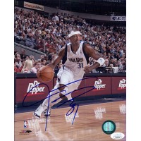 Jason Terry Dallas Mavericks Signed 8x10 Glossy Photo JSA Authenticated