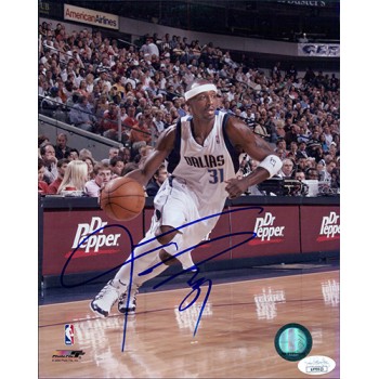 Jason Terry Dallas Mavericks Signed 8x10 Glossy Photo JSA Authenticated
