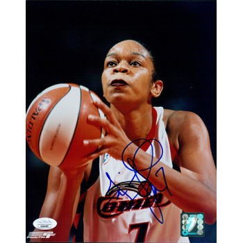 Tina Thompson Houston Comets Signed 8x10 Glossy Photo JSA Authenticated