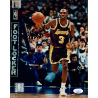 Sedale Threatt Los Angles Lakers Signed 8x10 Glossy Photo JSA Authenticated