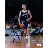 Tom Tolbert Golden State Warriors Signed 8x10 Glossy Photo JSA Authenticated