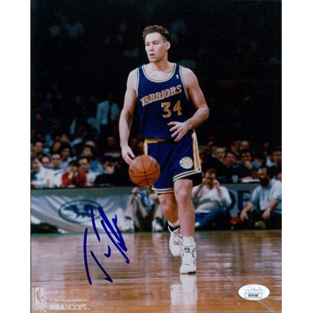 Tom Tolbert Golden State Warriors Signed 8x10 Glossy Photo JSA Authenticated
