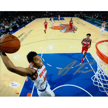 Allonzo Trier New York Knicks Signed 8x10 Glossy Photo JSA Authenticated