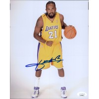 Ronny Turiaf Los Angles Lakers Signed 8x10 Matte Photo JSA Authenticated