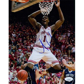 Noah Vonleh Indiana Hoosiers Signed 8x10 Matte Photo JSA Authenticated