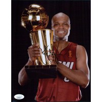 Antoine Walker Miami Heat Signed 8x10 Glossy Photo JSA Authenticated