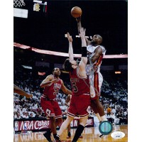 Antoine Walker Miami Heat Signed 8x10 Glossy Photo JSA Authenticated