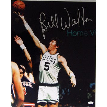 Bill Walton Boston Celtics Signed 16x20 Glossy Photo JSA Authenticated