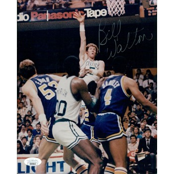 Bill Walton Boston Celtics Signed 8x10 Glossy Photo JSA Authenticated