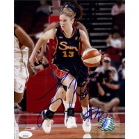 Lindsay Whalen Connecticut Sun Signed 8x10 Glossy Photo JSA Authenticated