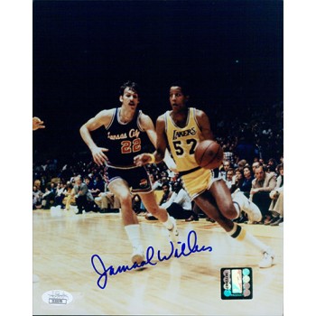 Jamaal Wilkes Los Angeles Lakers Signed 8x10 Glossy Photo JSA Authenticated
