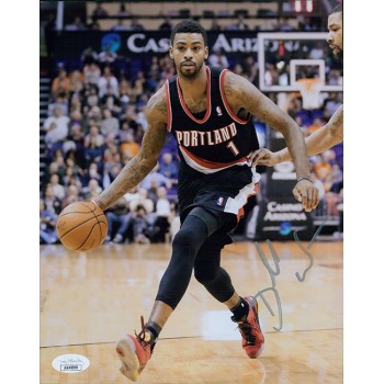 Dorell Wright Portland Trail Blazers Signed 8x10 Matte Photo JSA Authenticated