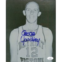George Yardlay Detroit Pistons Signed 8x10 Glossy Photo JSA Authenticated