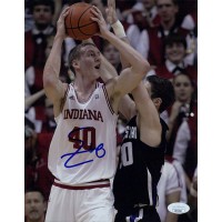 Cody Zeller Indiana Hoosiers Signed 8x10 Matte Photo JSA Authenticated