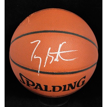 Tony Battie Signed Spalding Indoor/Outdoor NBA Basketball JSA Authenticated