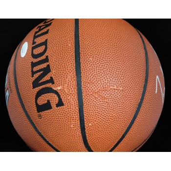 Tony Battie Signed Spalding Indoor/Outdoor NBA Basketball JSA Authenticated