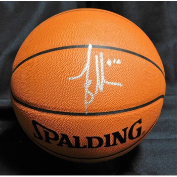 Mike Bibby Signed Spalding Official Game Basketball JSA Authenticated