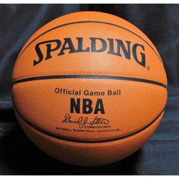 Mike Bibby Signed Spalding Official Game Basketball JSA Authenticated